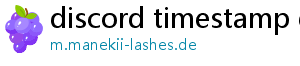 discord timestamp generator
